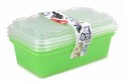 Набор контейнеров для заморозки Berossi Zip Киви ИК17443000 3шт