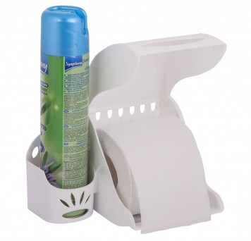 Держатель для туалетной бумаги и освежителя воздуха Альтернатива М6052