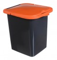 Контейнер для мусора 18л ПУРО Оранжевый М2475