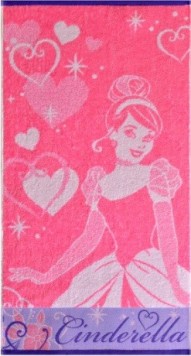 Полотенце махровое Cleanelly Disney Cinderella in Pink 50х90