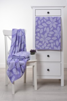 Полотенце махровое ДМ Текстиль Люкс Lilac color (Лайлак калэр) ПЛ-1202-03089 цв.10000 100х150