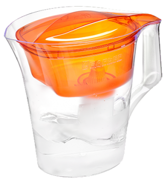 Фильтр-кувшин для очистки воды Барьер Твист 4л оранжевый