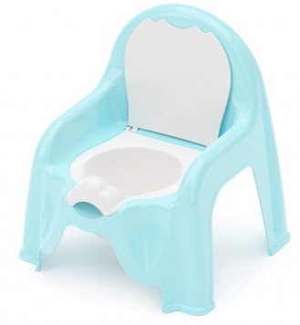 Горшок-стульчик детский Альтернатива PLAST LAND Голубой М1326