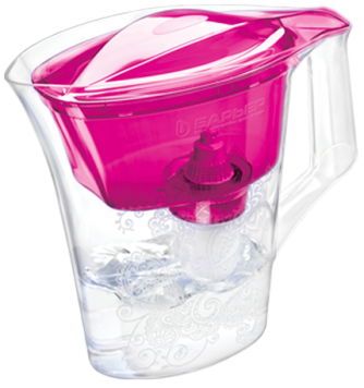 Фильтр-кувшин для очистки воды Барьер Танго 2.5л пурпурный с узором