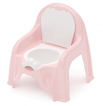 Горшок-стульчик детский Альтернатива PLAST LAND Розовый М1528