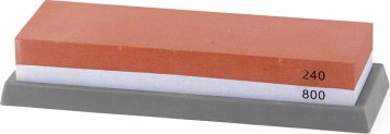 Камень точильный комбинированный на подставке 240/800 PREMIUM Luxstahl кт1651