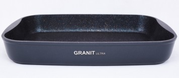Противень KUKMARA "Granit Ultra" Blue пгг03а 40х29.5хh5 см