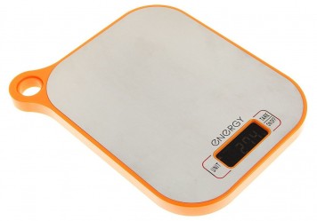 Весы кухонные электронные ENGY EN-411 Оранжевые (измерение V жидкости)
