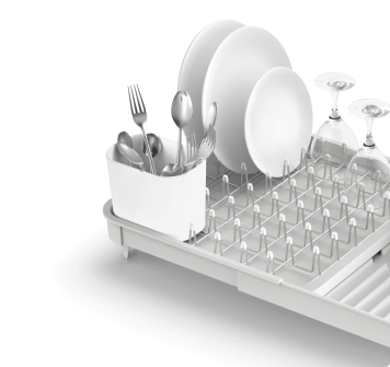 Сушилка для посуды раздвижная Ambient Omni AOM012PPGR Светло-серый