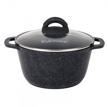 Кастрюля KUKMARA Granit Black кгч35а 3.5л