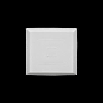 Тарелка квадратная Corone White Carre фк664 17х17 см