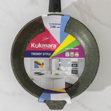 Сковорода KUKMARA Trendy Style Malachite со съемной ручкой 241tsml 24см