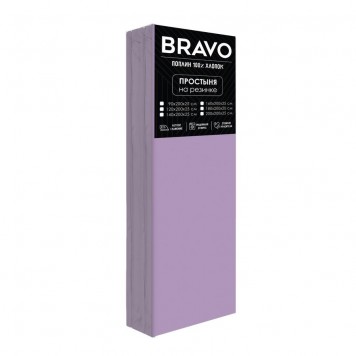 Простыня на резинке BRAVO 4078а-1 Сиреневый 140х200