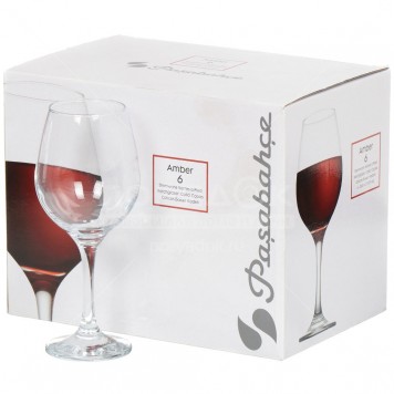 Набор бокалов для красного вина Pasabahce AMBER 365мл 6шт