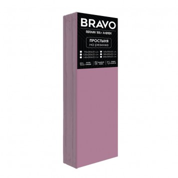 Простыня на резинке BRAVO 4580-1 Лиловый 90х200