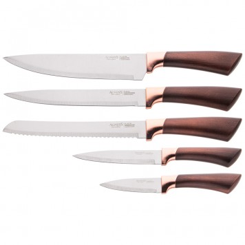 Набор ножей AGNESS 911-656 на подставке 6 предметов