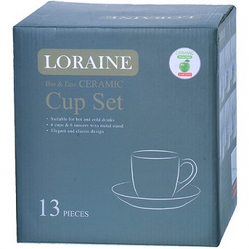 Чайный сервиз Loraine LR-29888 на подставке 250мл 13 предметов