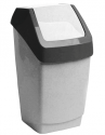 Контейнер для мусора IDEA Хапс М2470 Мраморный 7л